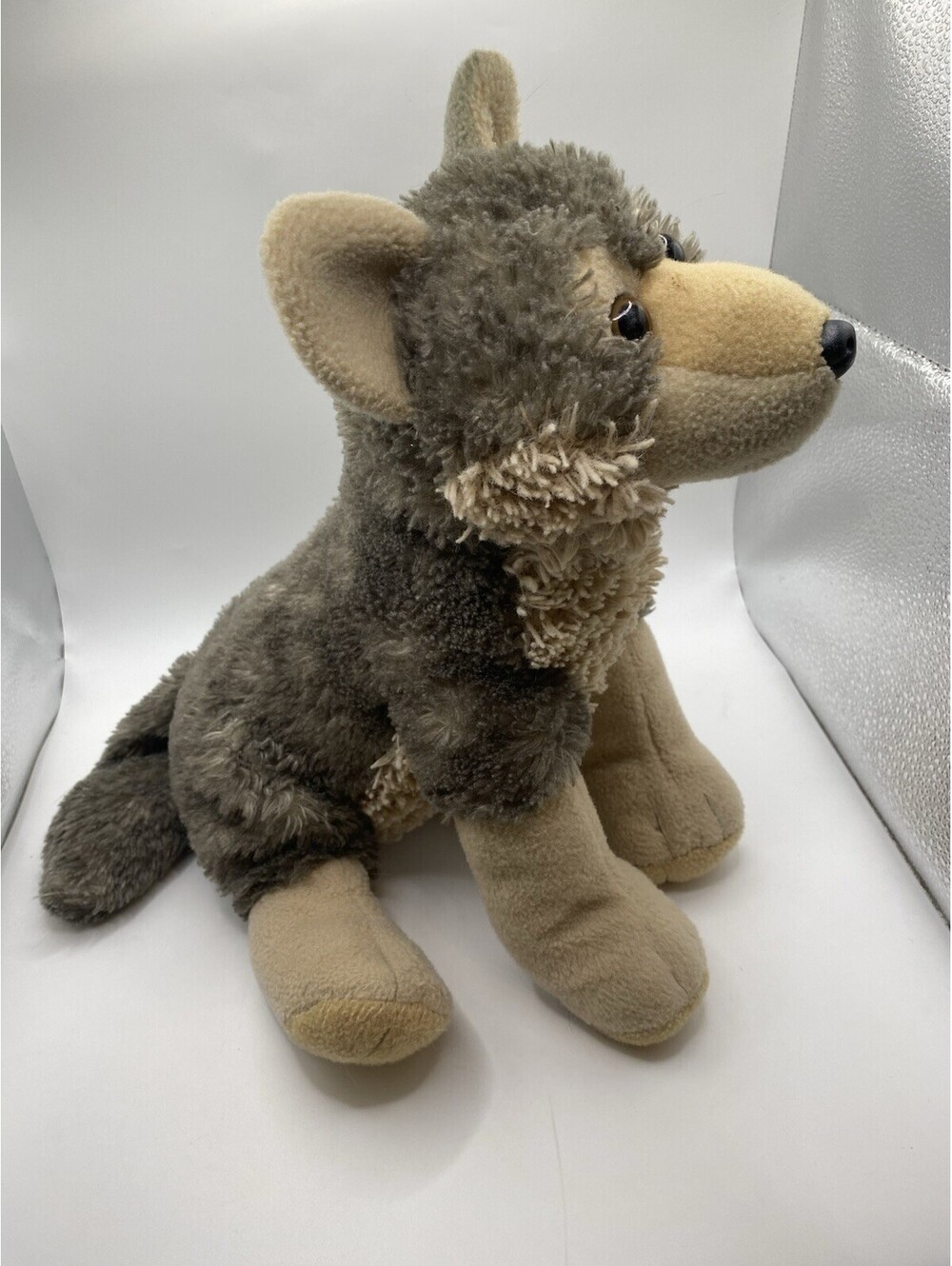 2016 Wild Republic 12” Wolf Plush Grey #10963 Nature  Forest Animal